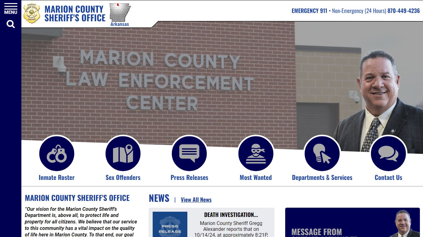 Marion County Sheriff AR